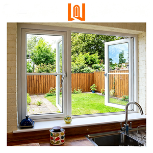 Wanjay – fenêtre <span class=keywords><strong>à</strong></span> battants de Style français, fenêtre <span class=keywords><strong>à</strong></span> Double vitrage, insonorisée, en pvc - Product Image 2