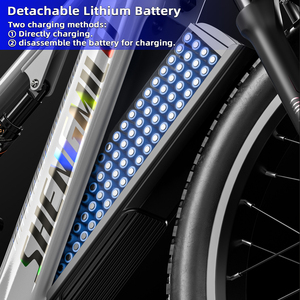 Bicicleta eléctrica de montaña Source Factory Shengmilo S600Pro de 26 pulgadas, aleación de aluminio, 48V2000W, 25Ah, con freno de aceite. - Product Image 5