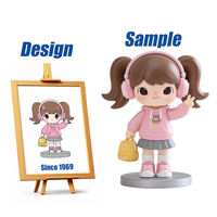 Shengye Fabrik Maßgefertigte Vinyl-Figur Puppe 6cm 8cm 10cm 12cm Vinyl PVC Harz Plastik Cartoon Baby Mädchen Charakter Spielzeug Geschenk