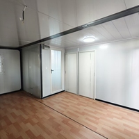 Maison extensible à double aile, structure en acier léger, 2 chambres, maison préfabriquée, taille personnalisée, installation rapide, maison conteneur