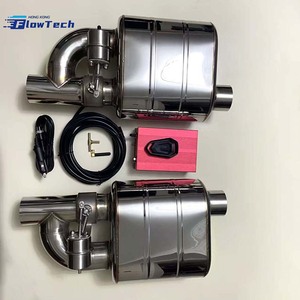 Silencieux d'échappement haute performance 2,5 et 3 pouces pour voiture, en acier inoxydable, universel avec télécommande - Product Image 2