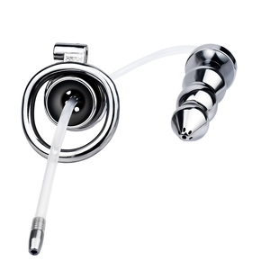 <span class=keywords><strong>Cage</strong></span> à bite négative FRRK avec cathéter urétral et prise anale en métal BDSM dispositif de <span class=keywords><strong>chasteté</strong></span> masculine verrouillée pour pénis <span class=keywords><strong>Cage</strong></span> à pénis Sex Toys - Product Image 4