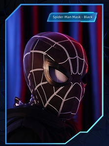 Máscara de Spider-Man de Plástico con Ojos Eléctricos Móviles y Luminosos, Casco de Juguete Educativo para Halloween, DIY, Cosplay - Product Image 6