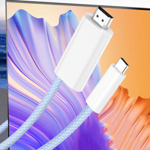 Câble 4K USB C pour <span class=keywords><strong>HDMI</strong></span> Compatible avec Thunderbolt 3/4 pour <span class=keywords><strong>iPad</strong></span> pour iPhone 15 pour MacBook Pro/AirGalaxy Series Dell HP - Product Image 6