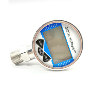 Pantalla Lcd alimentada por batería Medidor de presión de vacío Precio Montaje inferior 2,5 "Medidor de presión digital de aceite de agua 0-300 psi 1/4" Npt - Product Image 3