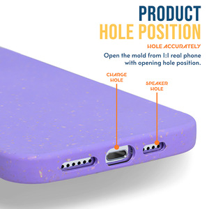 Custodia per <span class=keywords><strong>Smartphone</strong></span> compostabile al 100% custodia per iPhone 15 Pro sostenibile OEM ODM custodia ecologica per custodia biodegradabile per iPhone 15 - Product Image 4