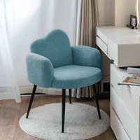 Chaise moderne, simple, confortable et légère en tissu rafraîchissant pour la maison, la chambre des filles, le bureau, la salle de bain, la cuisine et le salon