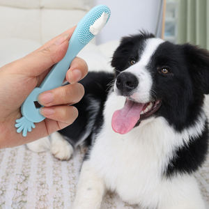 TikTok vendita calda 2023 nuovo arrivo Pet prodotti per la pulizia orale cura dentale gatto gel di silice spazzolino da denti per cane - Product Image 6
