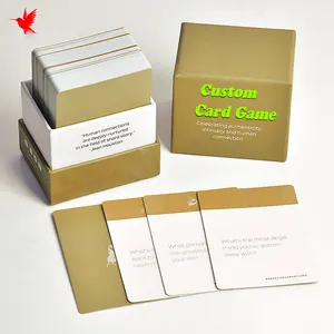 Impresión personalizada celebración autenticidad intimidad conexión humana juego de cartas de Afirmación para amigos y grupos