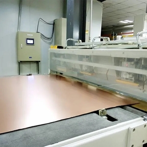 Plaque de laiton peu coûteuse, commande minimum d'une tonne, non alliée, 99 % Cu pour l'industrie de la décoration - Product Image 2