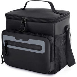 Sac isotherme de haute qualité pour 16 canettes, sac à déjeuner à double compartiment isolé avec doublure souple anti-fuite, sac de pique-nique en PEVA anti-fuite - Product Image 1