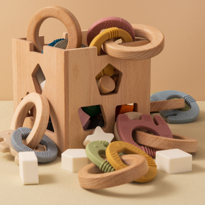 Mordedor de Silicona de Grado Alimenticio, Suave, Libre de BPA, Juguete Sensorial para Bebés de 0 a 24 Meses, Nuevo Diseño 2024 - Product Image 3