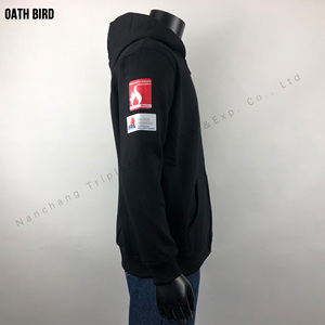 Impressão personalizada Bordado Logotipo 330gsm Fleece Zipper Jacket Hoodie dos homens Regular Fit Equipe Workwear Unisex Empresa Funcionários Uniforme - Product Image 2