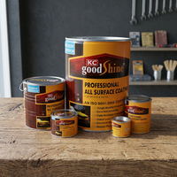 Peinture liquide laquée mate NC pour surfaces en bois et en métal, finition lisse à faible brillance pour application au pinceau et au pistolet