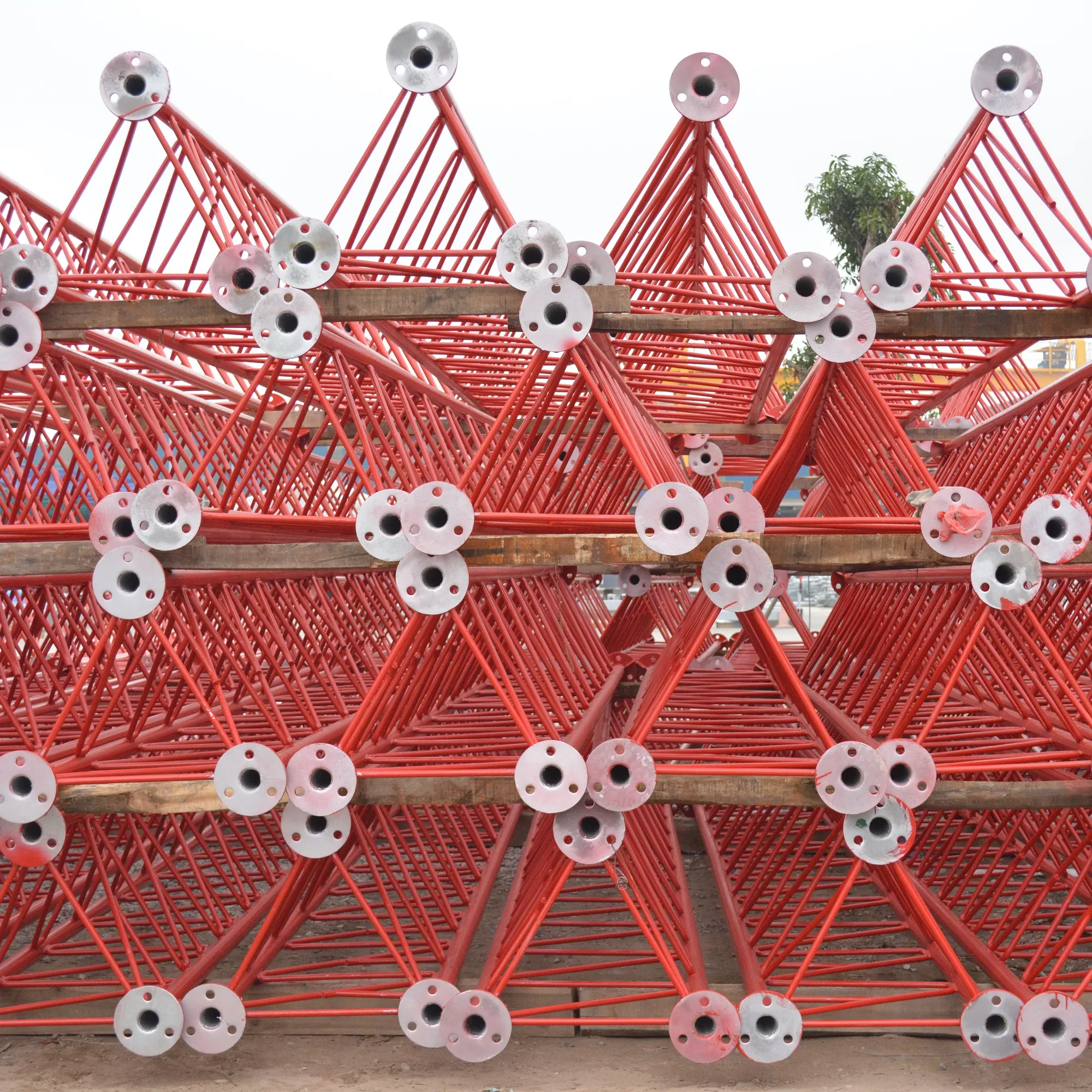 Kommunikation sante nne 30m selbst tragender Mast Wifi Tower Telecom Preis Unterstützter Stahl