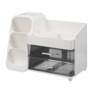 Boîte à médicaments en plastique pour la maison, type tiroir de rangement multicouche, boîte d'organisation transparente, grande capacité, étagère à médicaments de bureau - Product Image 5