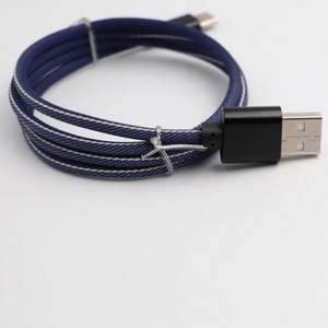 USB Cer fied Tipo C Cable USB C Cable Nylon Trenzado Cargador rápido Cable de sincronización para cargar - Product Image 6