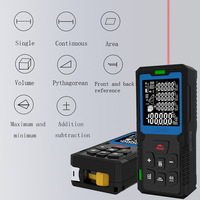 Télémètre laser avec ruban à mesurer, haute précision, fabriqué en Chine, outil pratique pour la mesure des pièces, KL06