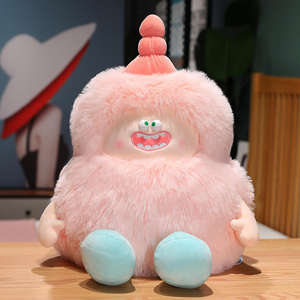 Muñeco de Peluche Morado al por Mayor, Monstruo Pequeño Súper Suave, Ojos Grandes Tipo Oso, Relleno de Algodón PP, Patas, Estilo Feo, Popular en Internet, Regalo de Cumpleaños, Antiestrés - Product Image 3