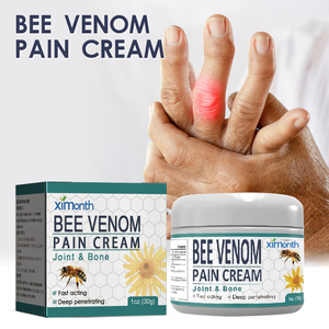 Crème pour les articulations <span class=keywords><strong>au</strong></span> venin d'abeille Ximonth, soin quotidien pour les articulations. Appliquer externement sur les genoux. Crème hydratante non grasse. - Product Image 3