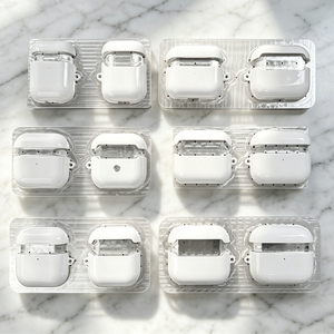 Molde de sublimación 3D para impresión, herramienta de transferencia de metal para fundas de auriculares AirPods Pro 3, molde de calentamiento para estuches personalizados DIY con prensa de calor - Product Image 3