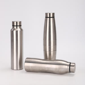 Bouteille d'eau en acier inoxydable à paroi simple, design classique pour les activités de plein air, l'alpinisme, la randonnée, pour la rentrée scolaire - Product Image 1