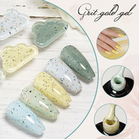 Gel Polish Grit Gold de Haute Qualité, Kit de Gels à Ongles Multicolores, Nouvelle Collection Tendance pour Salons de Manucure, Gel UV Non Toxique, Vente en Gros