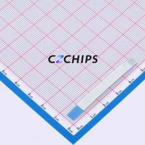 HX FFC-1.0-4P-50mm F FFC Cable (Flexible Flat Cable) P=1mm Connector 4P 1mm 0.3mm Reverse - Product Image 2