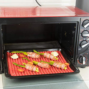 Sartén antiadherente de silicona con forma de pirámide roja para hornear, herramientas de cocina, alfombrilla de silicona personalizada para barbacoa - Product Image 6