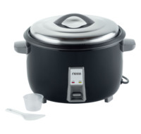 Olla Arrocera Eléctrica Comercial Automática de 10L y 2800W con Taza Medidora y Paleta, Certificación CE, ERPROHS/LFGB/DGCCRF/UKCA