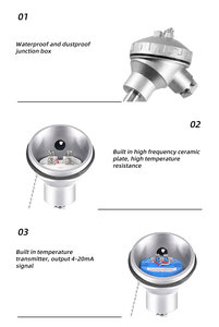 Capteur de température industriel en acier inoxydable 1200 degrés, thermocouple de type E N J T S R B K avec vis M6 - Product Image 1