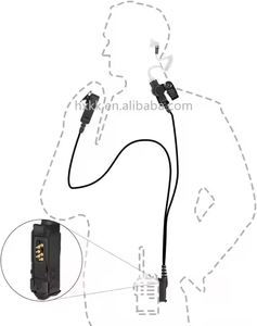 Casque pour talkie-walkie Apx N70, radio bidirectionnelle, tube acoustique interchangeable, écouteur avec <span class=keywords><strong>câble</strong></span> 2.0/2.5 mm, sécurité, gardes du <span class=keywords><strong>corps</strong></span>, Motorola R7 - Product Image 6