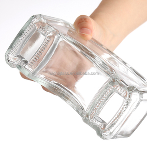 Les bouteilles de brandy de haute qualité présentent un design unique et rond en forme <span class=keywords><strong>d</strong></span>'arche et sont fabriquées en <span class=keywords><strong>verre</strong></span> cristallin de 500 ml à 700 ml. - Product Image 5