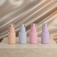 Bouteille en verre à pompe de 30 ml (1 oz) de couleur bleu violet pour lotion, fond de teint liquide ou produits capillaires – Vente en gros
