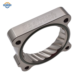 Entretoise de papillon des gaz pour moteur <span class=keywords><strong>Volvo</strong></span> V60 2.0T T5 V90 V40 <span class=keywords><strong>XC60</strong></span> S60 S90, en alliage d'aluminium forgé, joint d'admission vortex pour papillon des gaz, accessoires - Product Image 4