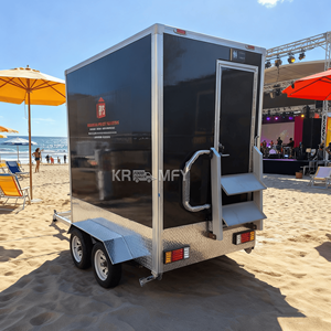 Unidad de ducha y baño portátil para camping, inodoro químico portátil para eventos al aire libre - Product Image 3