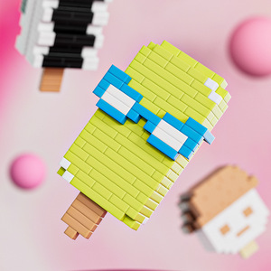   Blocs de construction en forme de bâtonnets de crème glacée, 200 à 400 pièces, pour enfants de 5 à 14 ans, ensemble de jouets éducatifs, coffret cadeau - Product Image 4