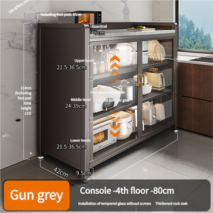 <span class=keywords><strong>ชั้น</strong></span>เก็บของในห้องครัวสาม<span class=keywords><strong>ชั้น</strong></span>สำหรับเตาอบไมโครเวฟและ<span class=keywords><strong>จาน</strong></span>บ้านที่ทันสมัยประหยัดพื้นที่ใช้งานหนัก - Product Image 2