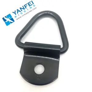 Welded Mounted D Ring Tie Down Anchor 1360キロ/3000lbs Bolted Ring For Trailer Truck
