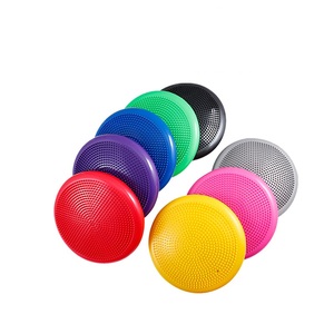 Tập thể dục tập thể dục bền lắc lư Yoga đĩa đệm cân bằng Pad thổi phồng không khí đầy ổn định đĩa cân bằng với máy bơm - Product Image 2