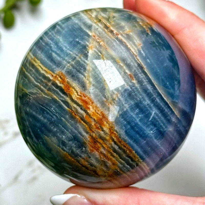 Blue Onyx Sphere