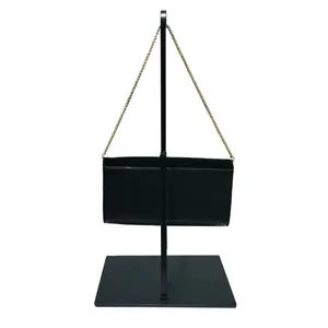 Handbag stand Metal rails display rack Women's bag display stand metal Used for shop window display can be customized