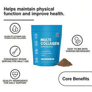 <span class=keywords><strong>Collagène</strong></span> en <span class=keywords><strong>poudre</strong></span> multi-types à marque privée OEM avec vitamine C et <span class=keywords><strong>acide</strong></span> <span class=keywords><strong>hyaluronique</strong></span> pour le soutien beauté, sans sucre, sans OGM - Product Image 4