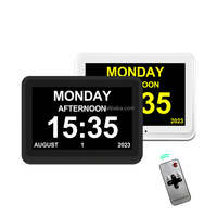 Pros calendrier numérique intelligent jour horloge Wifi démence horloge parlante analogique personnes âgées rappel de médicaments alarmes Agenda téléphone APP
