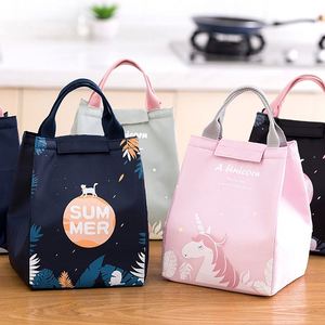 Lonchera Infantil Portátil Personalizada con Diseño de Unicornio, Bolsa Térmica de Aluminio para Picnic y Viajes - Product Image 3
