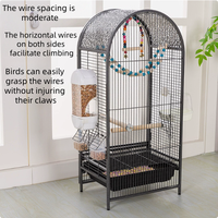 Grande cage à oiseaux décorative pour la maison, volière pour perroquet, calico, agapornis, pinson, canari, cage à oiseaux en métal spacieuse pour usage intérieur