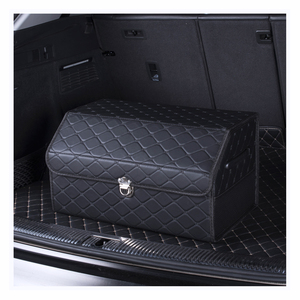 Organisateur de coffre de voiture en cuir PU grande capacité, pliable pour voyage et pique-nique, logo personnalisé OEM ODM, étanche, vente en gros usine - Product Image 4