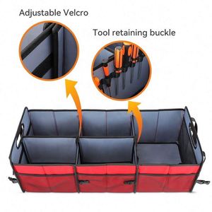 Échantillon Gratuit 2023 Nouvelle Boîte de Rangement Pliable et Étanche pour Voiture, Vente en Gros Usine, Organisateur de Coffre de Voiture Robuste - Product Image 2
