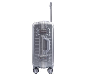 2024 Novo quadro de alumínio frente laptop bolso mala cabine tamanho 20 24 28 polegada saco do trole lado duro carry on bagagem de alumínio - Product Image 2