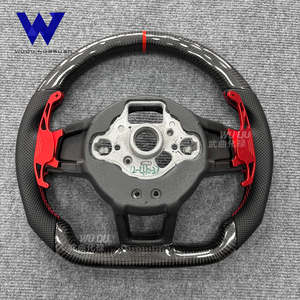 Volante Multifuncional de Fibra de Carbono Compatible con Volkswagen, Bora, Caddy, <span class=keywords><strong>Golfgtd</strong></span>, Golfgti, Jettagli, Golfv64motion - Product Image 2